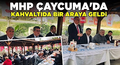 MHP Çaycuma'da kahvaltıda bir araya geldi