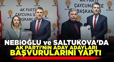 Nebioğlu ve Saltukova'da aday adayları başvurularını yaptı