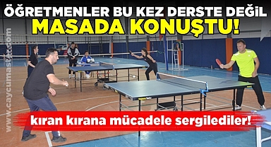 Öğretmenler bu kez derste değil, masada konuştu! / Kıran kırana mücadele!