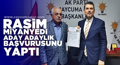 Rasim Miyanyedi aday adaylık başvurusunu yaptı