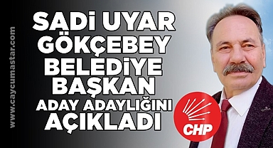 Sadi Uyar Gökçebey Belediye başkan aday adaylığını açıkladı