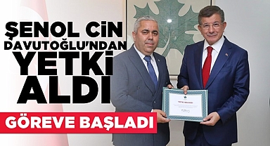 Şenol Cin Davutoğlu'ndan yetki aldı / Göreve başladı
