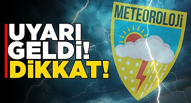 Uyarı geldi! / Dikkat!