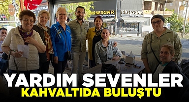 Yardım sevenler kahvaltıda buluştu