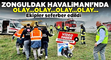 Zonguldak Havaliman'ında olay olay olay!!!