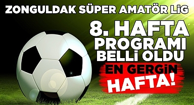 Zonguldak Süper Amatör Lig 8. hafta programı belli oldu