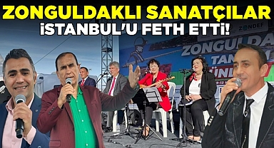 Zonguldaklı sanatçılar İstanbul'u feth etti!
