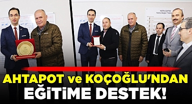 Ahtapot ve Koçoğlu'ndan eğitime destek 