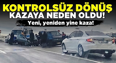 Çaycuma'da bir kaza daha! Kontrolsüz dönüş kazaya neden oldu!