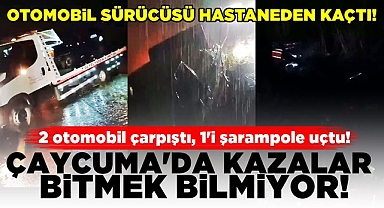 Çaycuma'da kazalar bitmek bilmiyor! 