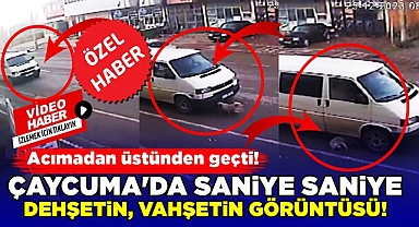 Çaycuma'da saniye saniye dehşetin görüntüsü!