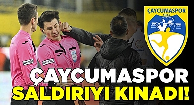Çaycumaspor saldırıyı kınadı! 'Sporda şiddete HAYIR!'
