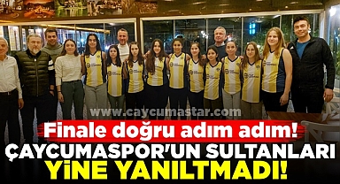 Çaycumaspor'un sultanları yine yanıltmadı! 