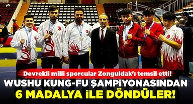Devrekli milli sporcular Zonguldak'ı temsil etti!
