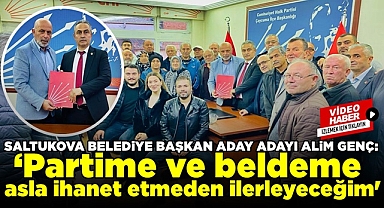 Genç; 'Partime ve beldeme asla ihanet etmeden ilerleyeceğim'