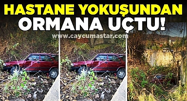 Hastane yokuşundan ormana uçtu!