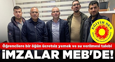 İmzalar MEB'de!