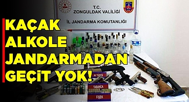 Kaçak alkole jandarmadan geçit yok!