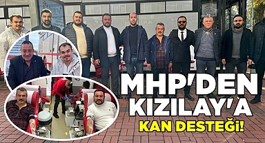 MHP'den Kızılay'a kan desteği!