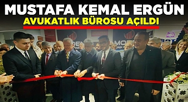 Mustafa Kemal Ergün avukatlık bürosu açıldı