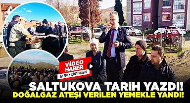 Saltukova tarih yazdı, doğalgaz ateşi verilen yemek ile yandı!