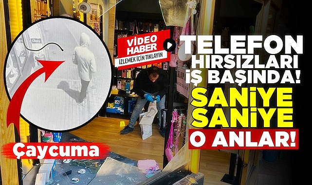 Telefon hırsızları iş başında! / Saniye saniye o anlar!