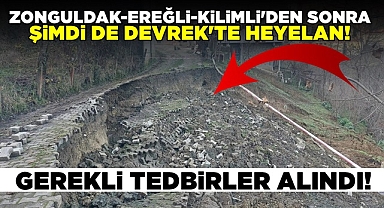 Zonguldak'ta heyelanlar bitmek bilmiyor!