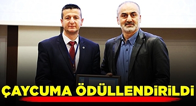 Çaycuma ödüllendirildi