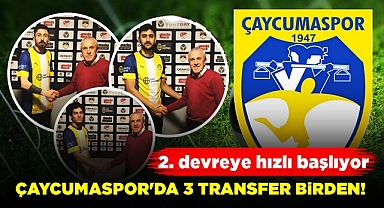 Çaycumaspor'da üç transfer birden!