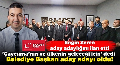 Engin Zeren aday adaylığını ilan etti