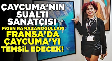 Sualtı sanatçısı Ramazanoğulları Fransa'da Çaycuma'yı temsil edecek