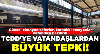 TCDD'ye vatandaşlardan büyük tepki!