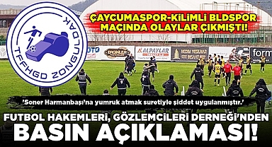 TFFHGD'den Çaycuma'da çıkan olayların ardından açıklama!