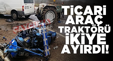 Ticari araç traktörü ikiye ayırdı!