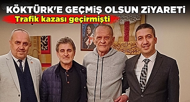 Trafik kazası geçirmişti / Köktürk'e 'Geçmiş olsun' ziyareti