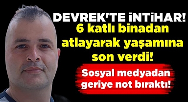 6 katlı binadan atlayarak yaşamına son verdi!
