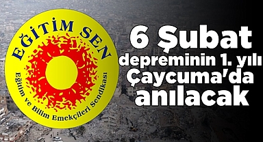6 Şubat depreminin 1. yılı Çaycuma'da anılacak