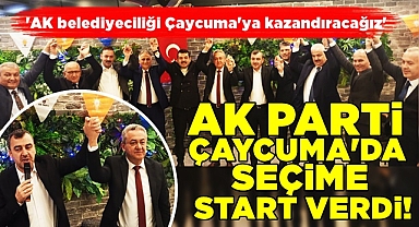 AK Parti Çaycuma'da seçime start verdi!