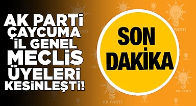AK Parti Çaycuma İl Genel Meclis Üyeleri kesinleşti!