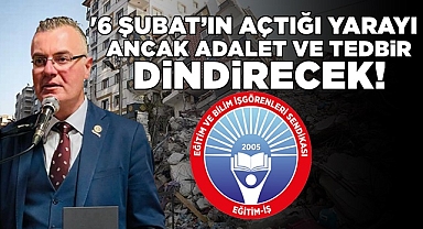 Bayraktar; '6 Şubat'ın açtığı yarayı ancak adalet ve tedbir dindirecek'