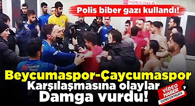 Beycumaspor-Çaycumaspor karşılaşmasına olaylar damga vurdu!