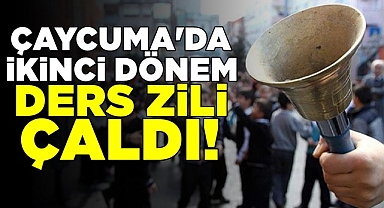 Çaycuma'da ikinci dönem ders zili çaldı!
