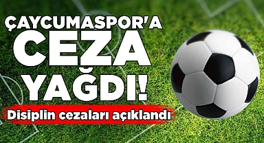Çaycumaspor'a ceza yağdı!