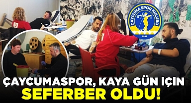 Çaycumaspor, Kaya Gün için seferber oldu!