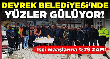 Devrek Belediyesi'nde yüzler gülüyor!