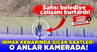 Irmak kenarında sıcak saatler!