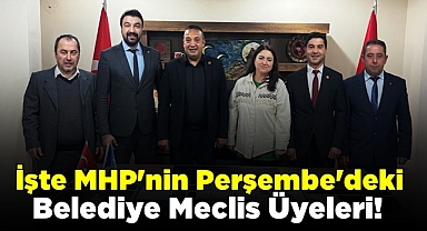 İşte MHP'nin Perşembe'deki Belediye Meclis Üyeleri!