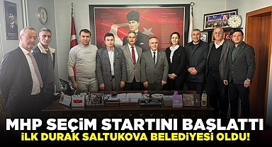 MHP seçim startını başlattı / İlk durak Saltukova Belediyesi oldu!