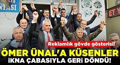 Ömer Ünal'a küsenler ikna çabasıyla geri döndü!