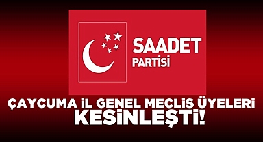 Saadet Partisi İl Genel Meclis Üyeleri kesinleşti!